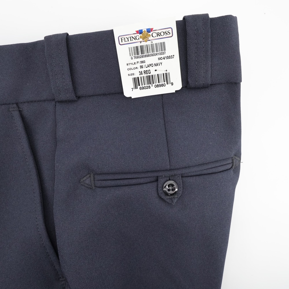 NEW Flying Cross Uniform Pants Navy‎ LAPD Command Style Mens 36x34 Flaw